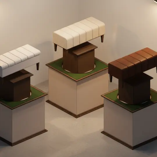 Família de recamier parametrizado para Revit